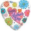 18" Happy Mother's Day Jewel Flowers view 1