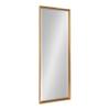Kate and Laurel Calter Modern Framed Full Length Beveled Wall Mirror, 17.5x49.5 Gold view 1