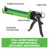 Albion Engineering Company B26 B-Line Manual Cartridge Caulking Gun, 1/10 Gallon (10 oz), 26:1 Drive view 3