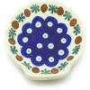 Polmedia Polish Pottery Tea Bag or Lemon Plate - Mosquito Pattern Handmade in Boleslawiec Poland by Ceramika Artystyczna + Certificate of Authenticity view 4