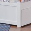 Atlantic Furniture AR8722012 Mission Platform Bed with Twin Size Urban Trundle, Twin, White view 4