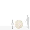 SAFAVIEH Florida Shag Collection Area Rug - 4' Round, Cream & Beige, Scroll Design, Non-Shedding & Easy to Clean, High-Low Plush Pile, Ideal for Living Room, Bedroom, Dining Space (SG455-1113) view 2