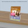 Deflecto 77001 Literature Rack,Magazine Size,9-1/4-Inch x3-3/4-Inch x10-3/4-Inch,CL view 2