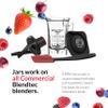 Blendtec 37 oz Twister Jar Commercial Grade, Spectacula Spatula and Mini Gripper Lid - Replacement Blender Container Set for Shakes, Smoothies, and Thick Blends - 16 oz Blending Capacity view 3