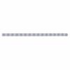 United Pacific 62745 Bumper Light Bar, Stainless, with Bracket, Clearance/Marker Light, Amber LED, Clear Lens, Stainless Steel, with Chrome Bezel and Visors, 7 LED Per Light view 1