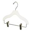 12" Children's Hanger with Movable Cushioned mini Clips - Box of 50 view 1
