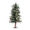 Vickerman 3' Mixed Country Alpine Artificial Christmas Tree, Warm White Dura-Lit LED Lights - Faux Christmas Tree - Seasonal Indoor Home Decor view 1