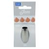 Jem Enterprises Medium Plain Round Savoy Piping Nozzle Decorating Tip #2R view 1