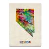 Trademark Fine Art Nevada Map by Michael Tompsett Canvas Wall Art, 18 by 24-Inch view 1