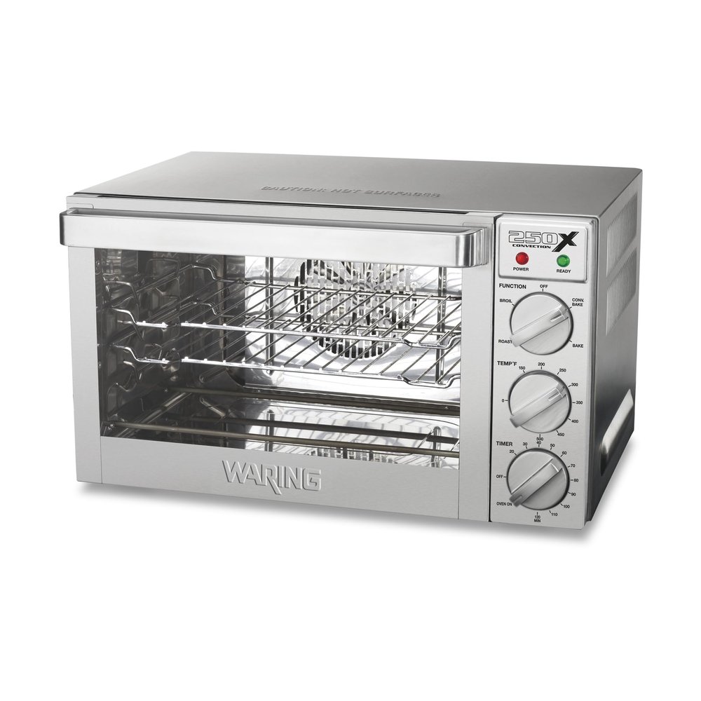 Waring Commercial WCO250X Quarter Size Pan Convection Oven, 120V, 5-15 Phase Plug