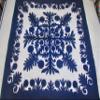 Hawaiian quilt lap blanket/wall hanging 100% hand quilted/hand appliqued 60x60 view 1