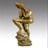 Kunst & Ambiente - Modern Art Bronze by Wilhelm Lehmbruck - Girl with Leaning Leg - Sculptures for Sale - Decorative Figurine - Statue - Figure view 3