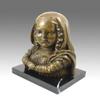 Kunst & Ambiente - Modern Art Bronze Sculpture - Mona Lisa - Signed Fernando Botero - Statues for Sale - Decorative Figurine - Figure on Marble Base view 2