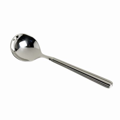 Fortessa Metropolitan 18/10 Stainless Steel Flatware Bouillon Spoon, Set of 12
