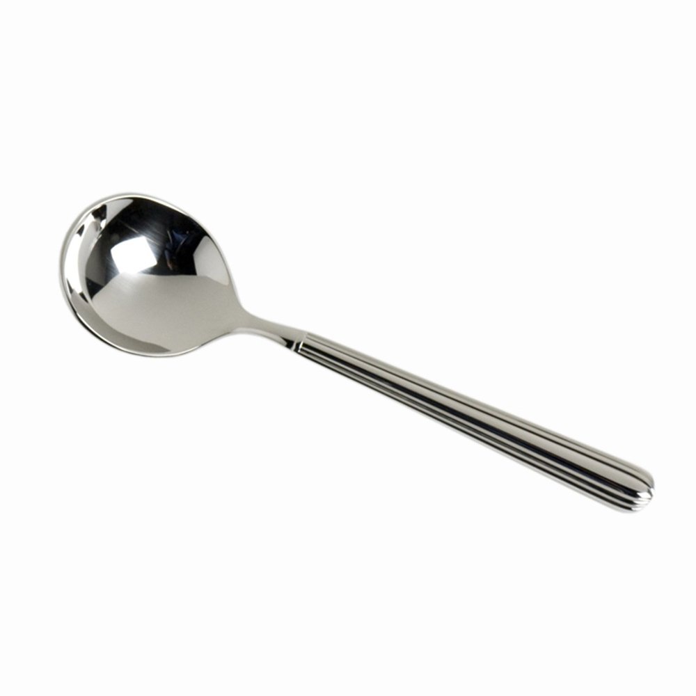 Fortessa Metropolitan 18/10 Stainless Steel Flatware Bouillon Spoon, Set of 12