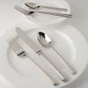 Fortessa Metropolitan 18/10 Stainless Steel Flatware Dessert/Oval Soup Spoon, Set of 12 view 3