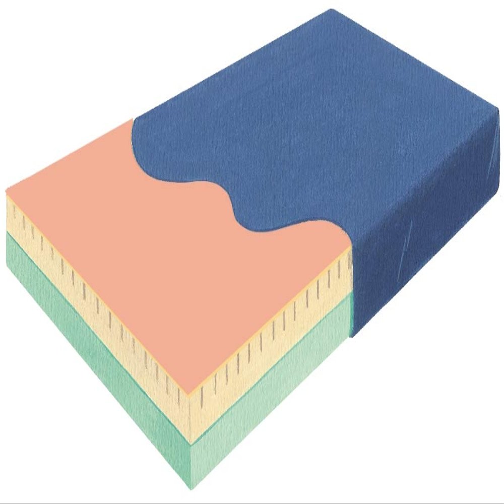 Skil-Care Premium Pressure-Check Gel-Infused Visco Foam Mattress, 76" L