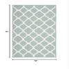 SAFAVIEH Dhurries Collection 3' x 5' Blue/Ivory DHU627A Handmade Flatweave Premium Wool & Banana Silk Area Rug view 2
