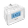 HoMedics Dual Alarm Digital FM Clock Radio Time Projection, 8 Relaxing Nature Sounds, LED Display, Multi-Alarm Snooze, Sleep Timer, Nightlight, Ceiling Clock SoundSpa, White view 1