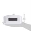 HoMedics Dual Alarm Digital FM Clock Radio Time Projection, 8 Relaxing Nature Sounds, LED Display, Multi-Alarm Snooze, Sleep Timer, Nightlight, Ceiling Clock SoundSpa, White view 3