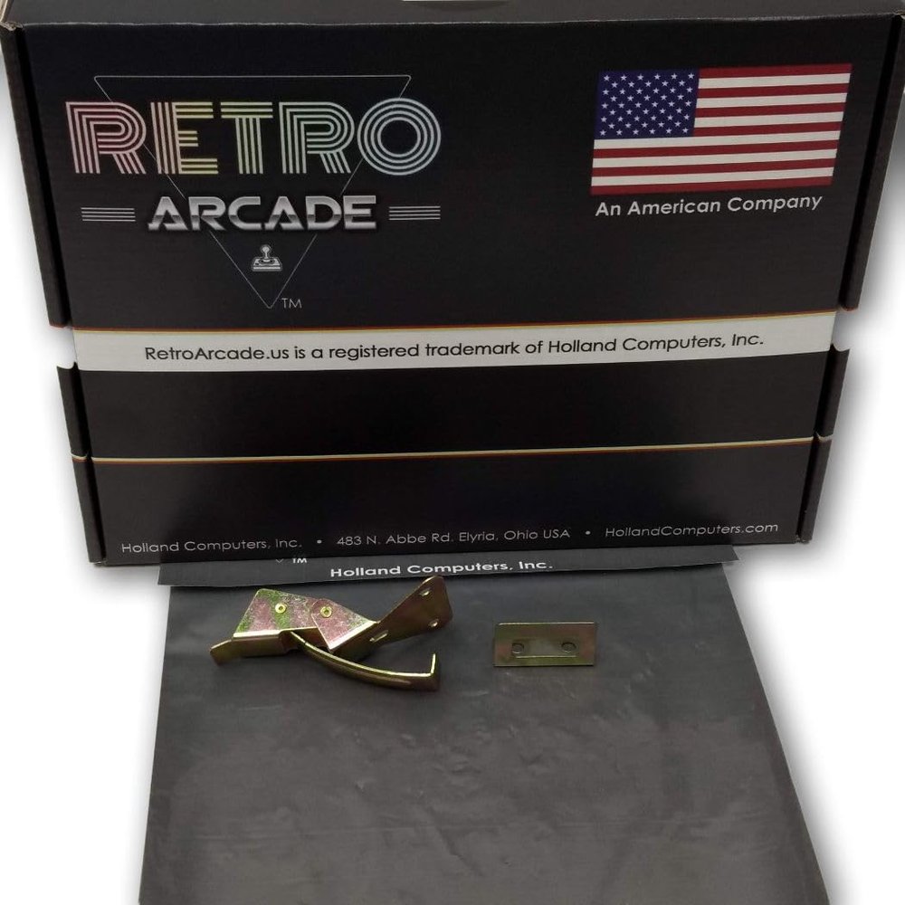 RetroArcade.us Arcade Game Lock Hook, fits Both Upright and Cocktail cabinets