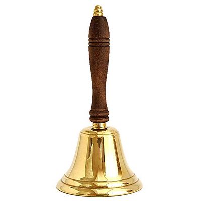 Holyart Bell with Wooden Handle 26x12 cm