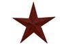 AMISH WARES 24 Inch Heavy Duty Metal Barn Star Painted Rustic Cranberry. view 1