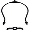 Urbanest 8" Heavy Duty Harp Fitter For Lamp Shades with Saddle, Black Nickel view 3