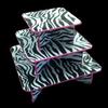 3-tier Zebra Print Cupcake Stand view 1