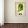 Trademark Fine Art Indiana Watercolor Map by Naxart Canvas Wall Art, 18 by 24-Inch view 3