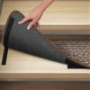 House, Home and More Set of 12 Attachable Indoor Carpet Stair Treads - Praline Brown - 8 Inches X 23.5 Inches view 2