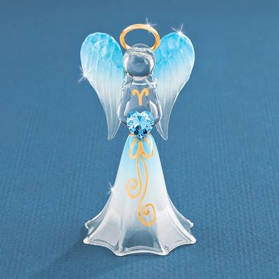 A2 879-B2: Blue Angel with Crystal