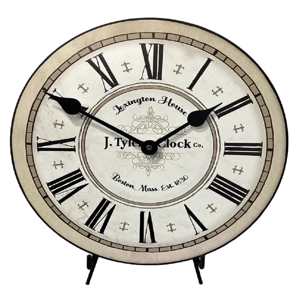 Vermont White Wall Clock | Ultra Quiet Quartz Mechanism | Hand Made in USA Beautiful Crisp Lasting Color | Comes in 8 Sizes | 12-Inch