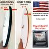 Vermont White Wall Clock | Ultra Quiet Quartz Mechanism | Hand Made in USA Beautiful Crisp Lasting Color | Comes in 8 Sizes | 12-Inch view 3