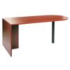 Alera VA277236MC Valencia Series D Top Desk, 71w X 35 1/2d X 29 5/8h, Medium Cherry view 1