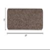 House, Home and More Set of 12 Skid-Resistant Carpet Stair Treads - Pebble Gray - 8 Inches X 27 Inches view 3