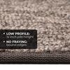 House, Home and More Set of 12 Skid-Resistant Carpet Stair Treads - Pebble Gray - 8 Inches X 30 Inches view 4