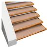 House, Home and More Set of 12 Skid-Resistant Carpet Stair Treads - Pebble Beige - 8 Inches X 27 Inches view 1