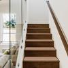 House, Home and More Set of 12 Skid-Resistant Carpet Stair Treads - Pebble Beige - 8 Inches X 30 Inches view 2