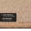 House, Home and More Set of 12 Skid-Resistant Carpet Stair Treads - Pebble Beige - 8 Inches X 30 Inches view 3