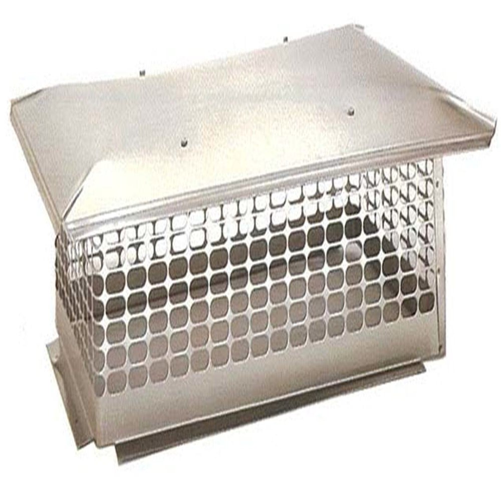 The Forever Cap CCSC1949 19 x 49-Inch Multi Flue Stainless Steel Crown Mount Chimney Cap, 1-Pack