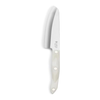 CUTCO White (Pearl) Model 3738 Hardy Slicer in factory-sealed plastic bag....... 6.3" Double-D serrated edge blade and 5.7" handle.