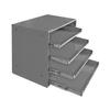 Durham Slide Narrow Rack 310B-95 - For Large Compartment Storage Boxes - Four Drawers view 1