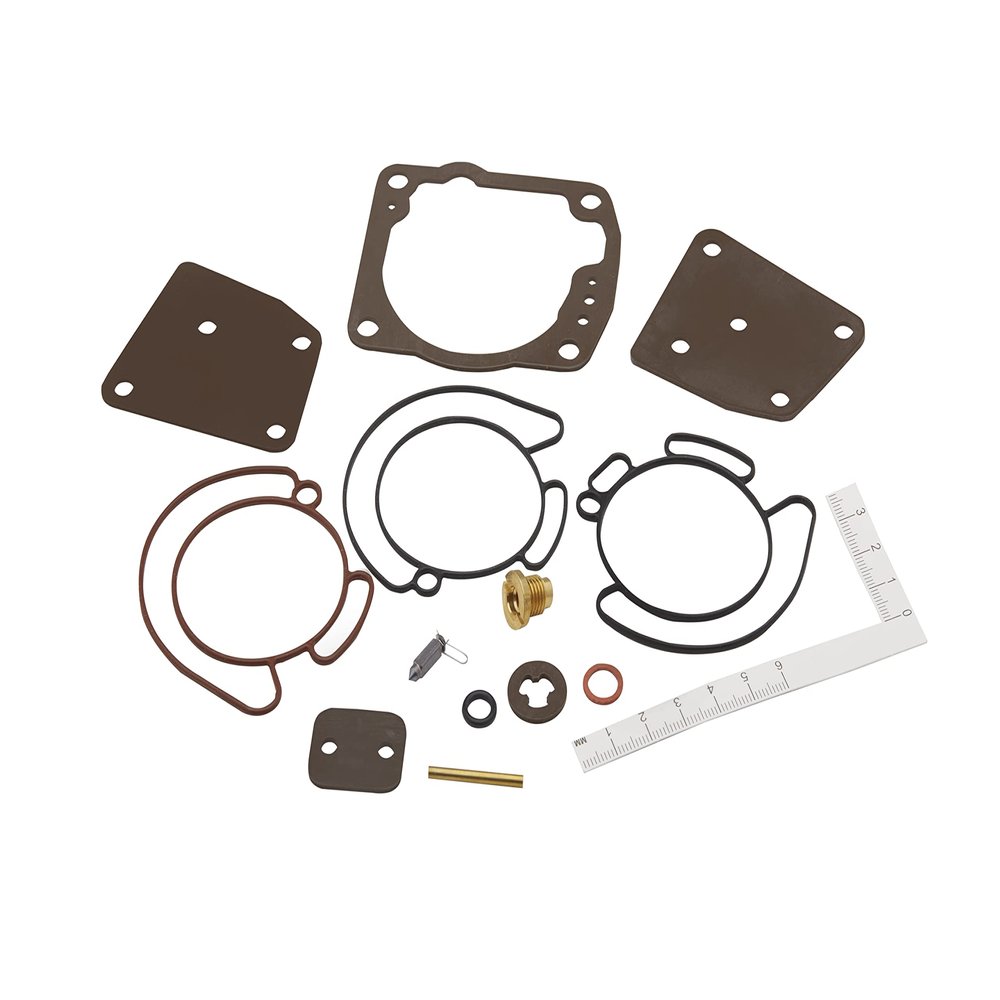Quicksilver 8M6010309 Carb Repair Kit for Select Evinrude, Johnson, OMC V-4 and V-6 2-Cycle (60 Degree Powerhead) Outboards