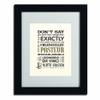 Trademark Fine Art Enough Time II Framed Art by Megan Romo, Black Frame, 11 by 14-Inch view 2