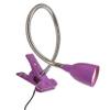 Newhouse Lighting LED Clip on Light/Clamp Lamp/Reading Book Light for Desk, Bed, Office, and Dorm Room, Purple view 2