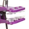Newhouse Lighting LED Clip on Light/Clamp Lamp/Reading Book Light for Desk, Bed, Office, and Dorm Room, Purple view 3