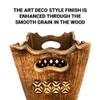 Classic Art Deco style wooden umbrella stand view 4