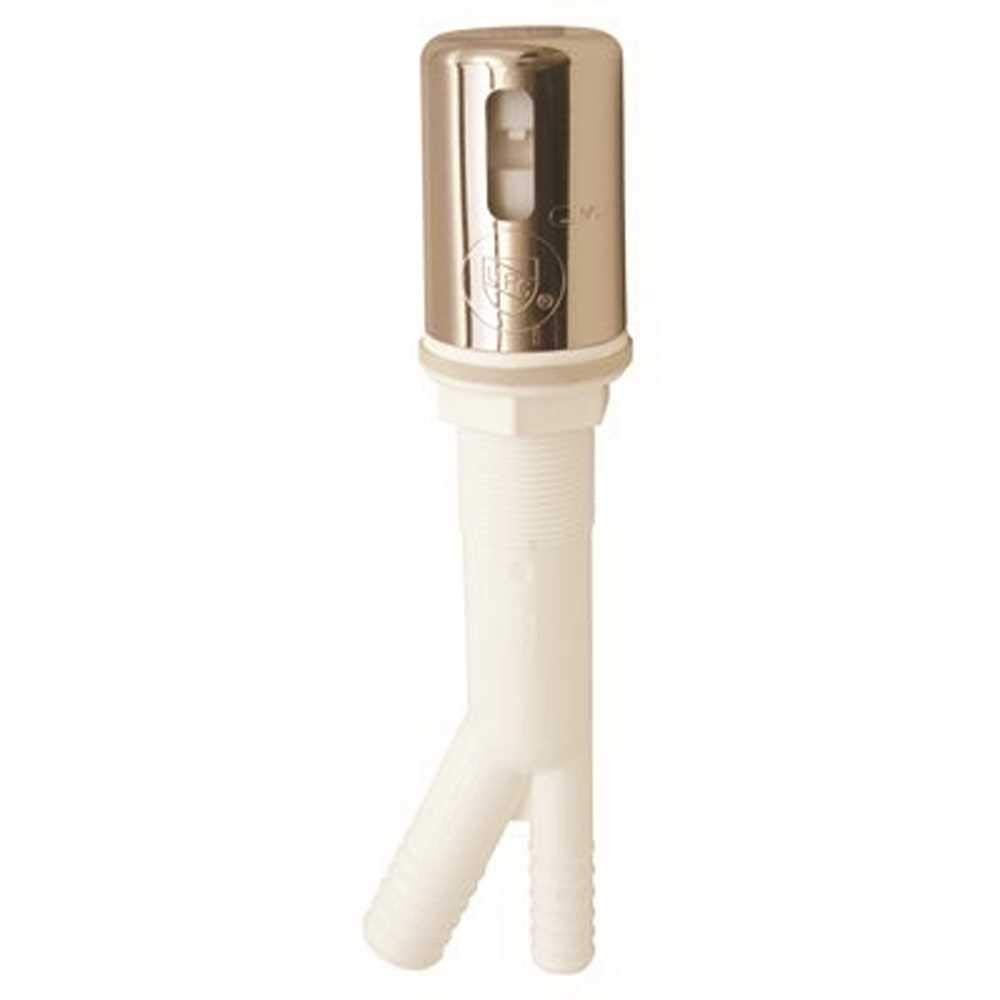 PROPLUS Dishwasher Air Gap, Brushed Nickel Plated Abs Cover-290537