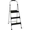 Cosco 11410PBL2 Signature Series Three Step Steel Step Stool with Plastic Steps view 1